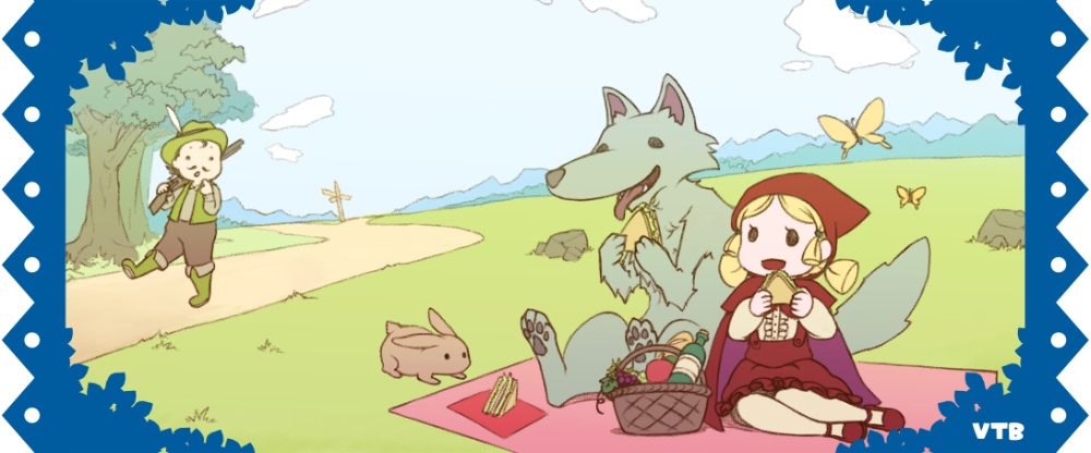 マグカップ_赤ずきん