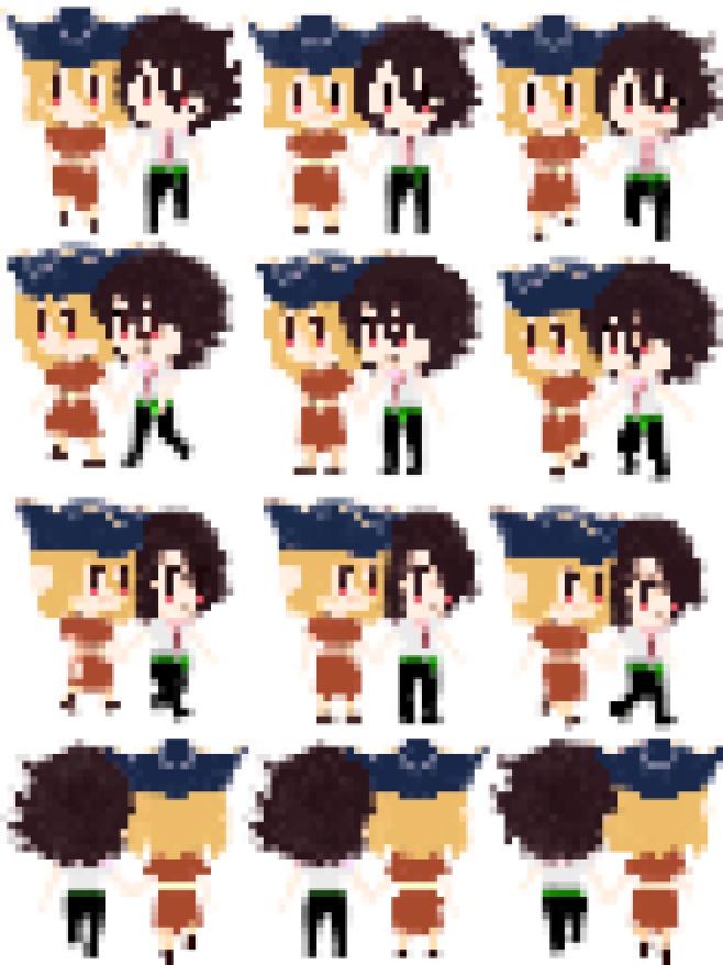 【ピクスクアバター】手つなぎ龍水&SAI