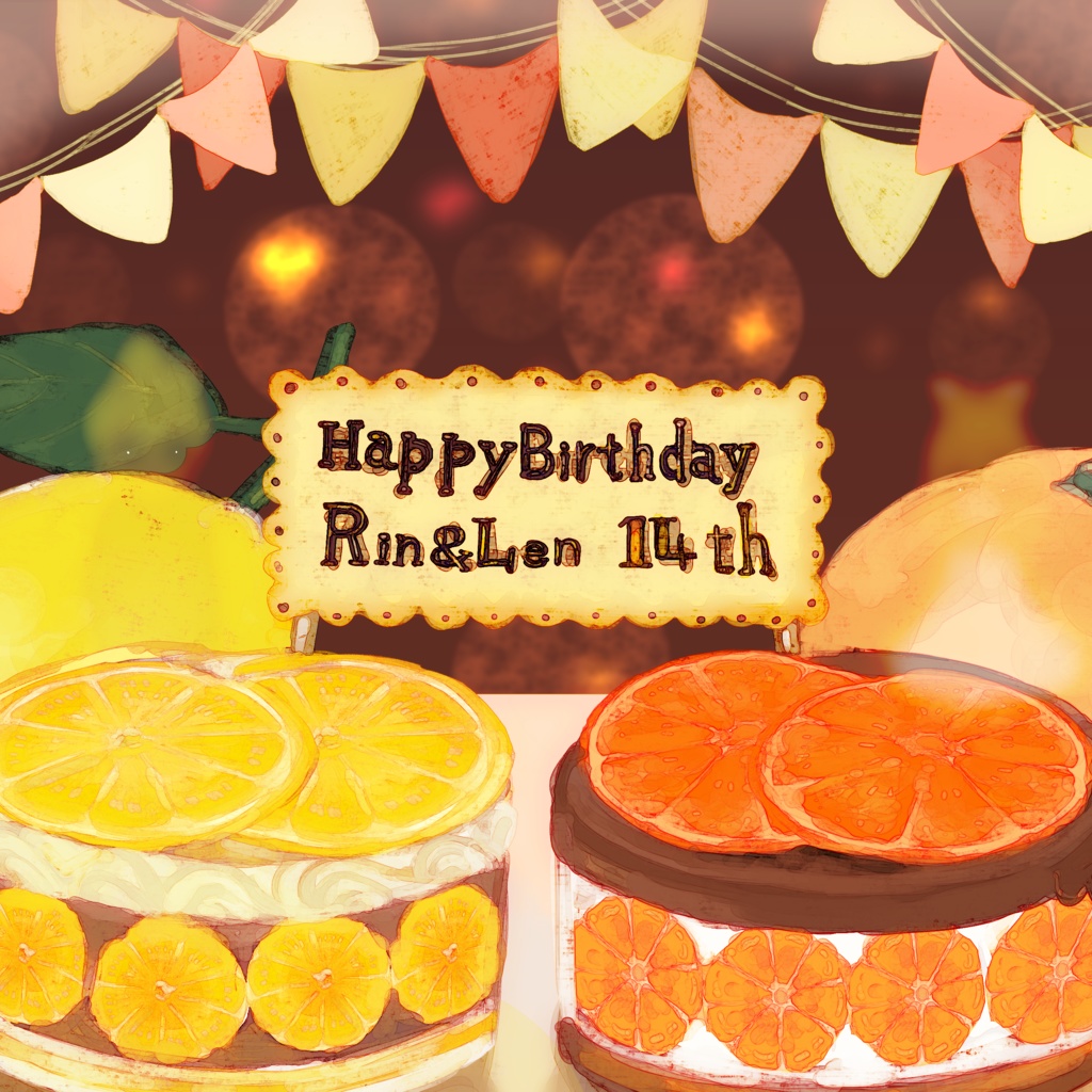 鏡音フリーアイコン 5種類