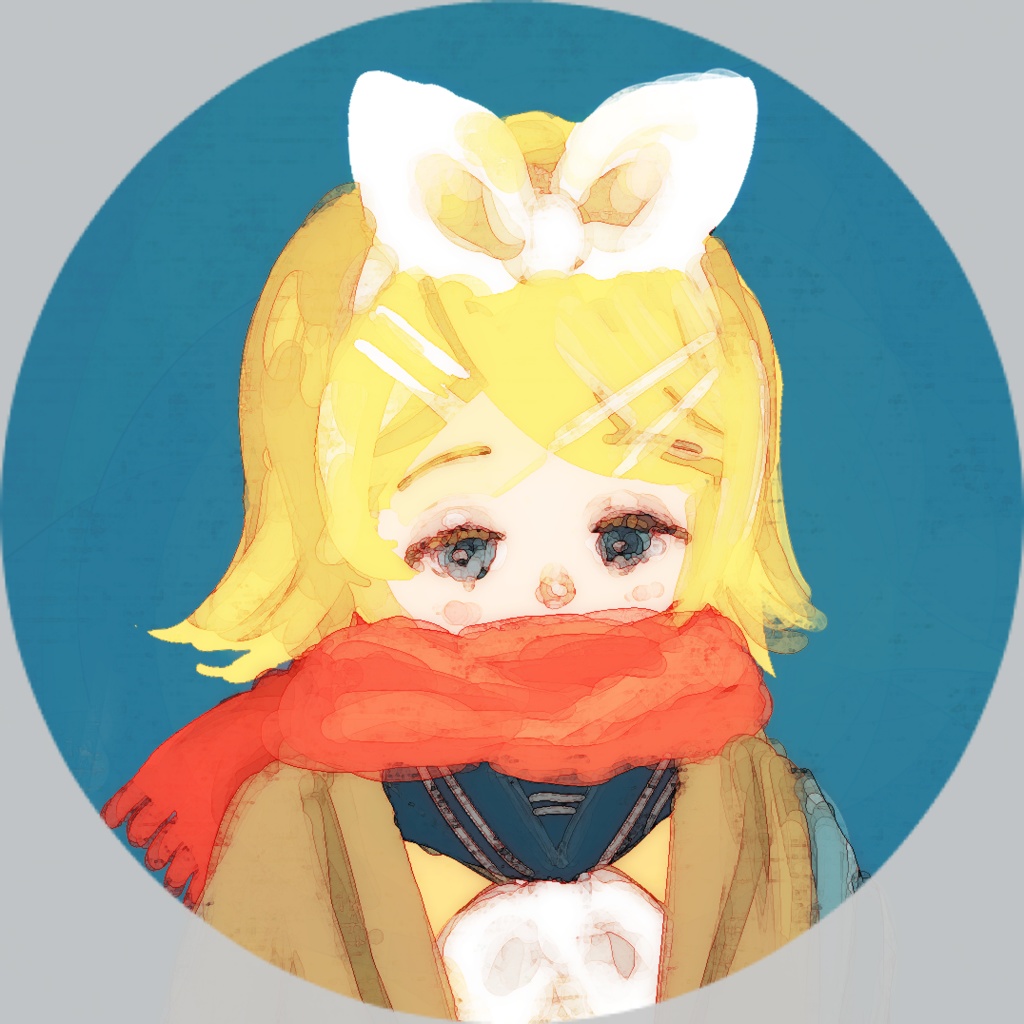 鏡音フリーアイコン 5種類