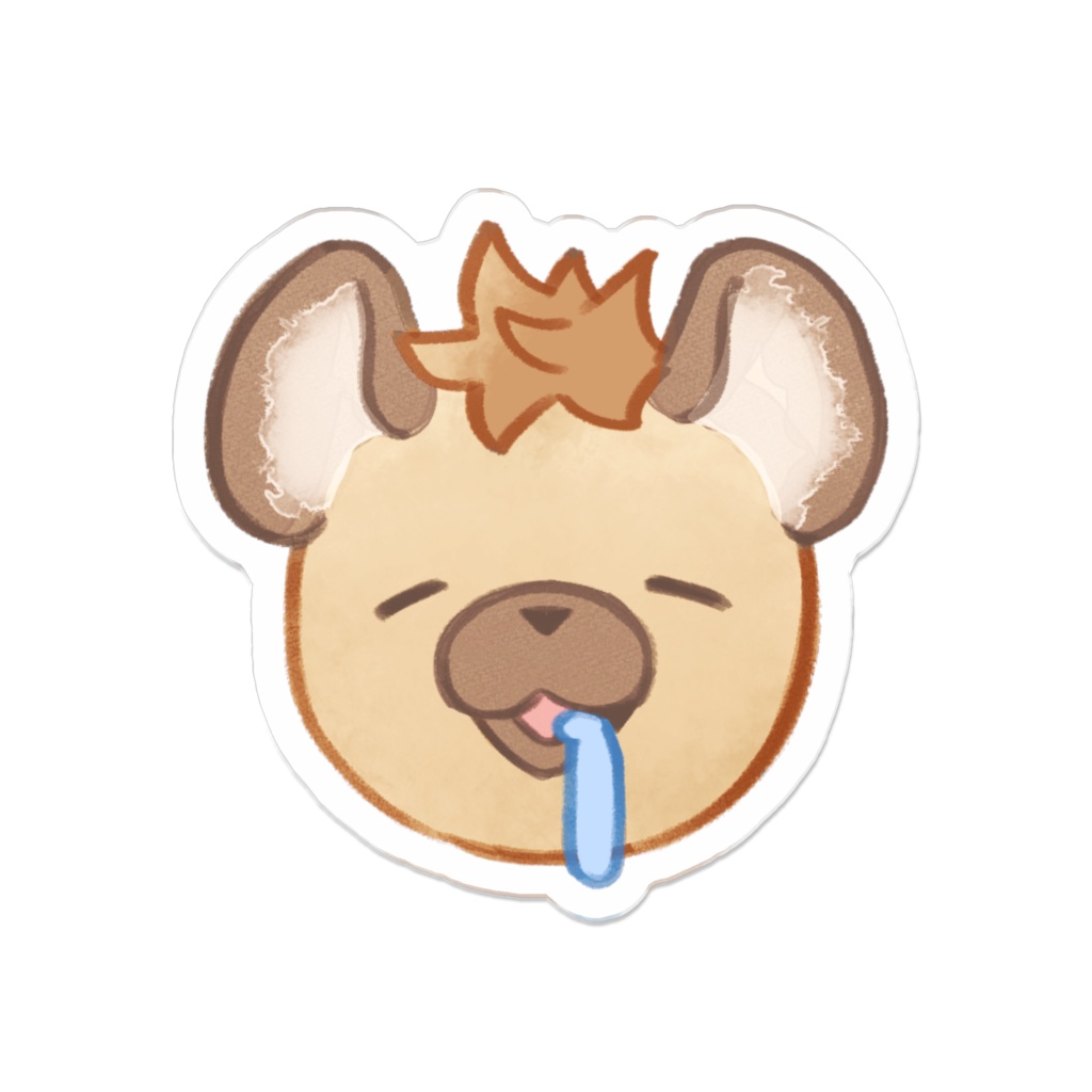 ブチハイエナさんアクリルバッチ(およだ)