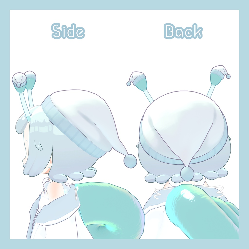 【クリスマス版追加】おやすみナイトキャップ【イルネル/Yilnel専用】【アクセサリー】