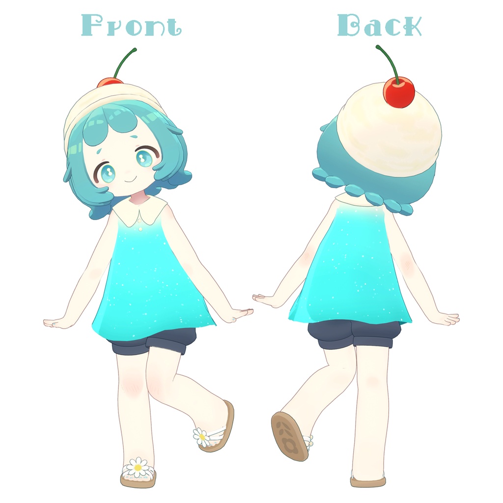 アイスフロート【まめふれんず対応】【衣装】