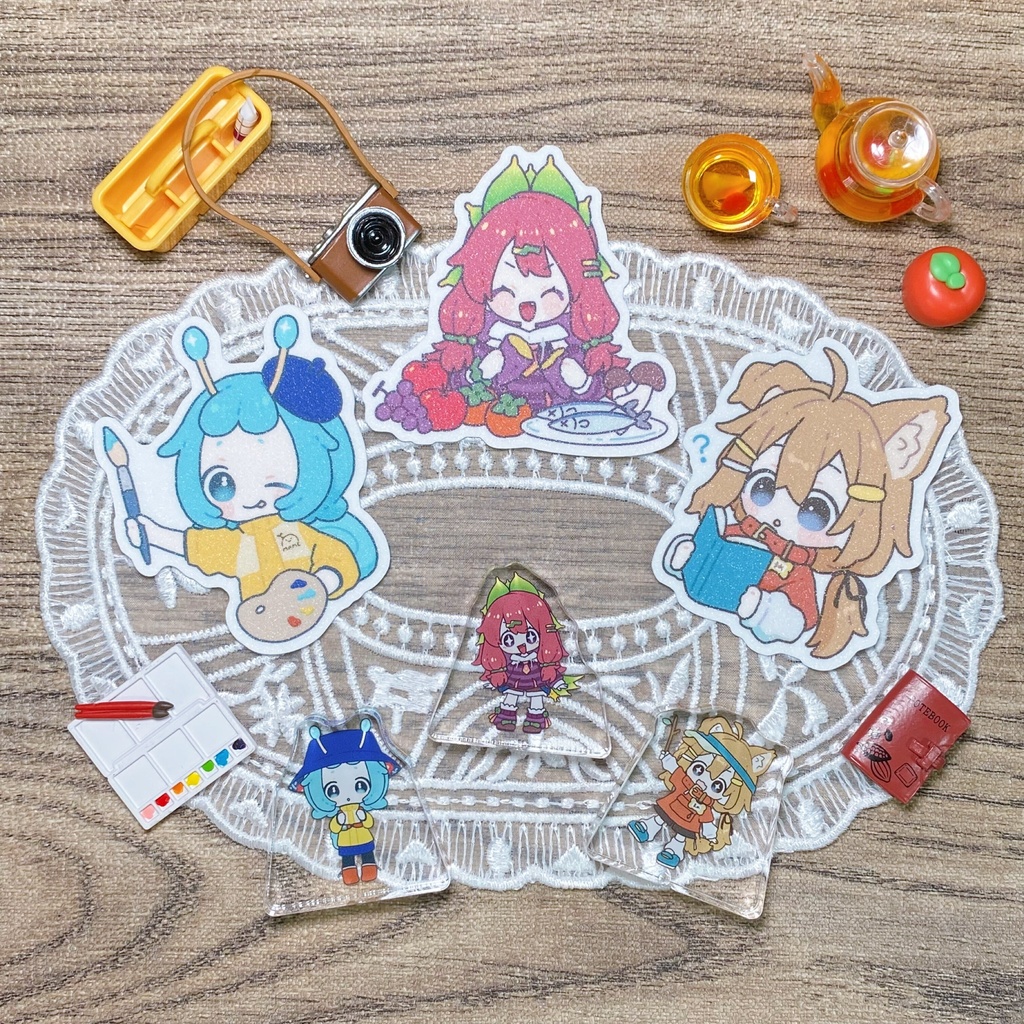 自立アクリルスタンド・シールセット