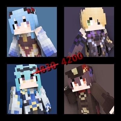 【組合包】Minecraft Skin - a321