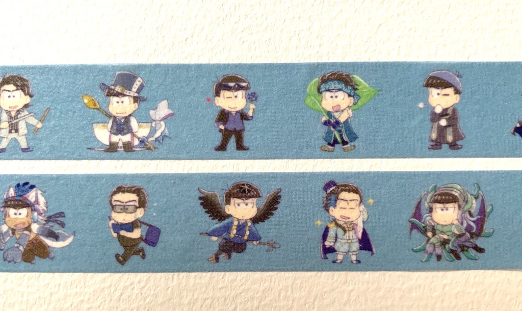 在庫僅少 派生カラ松のマスキングテープ 第２弾 グッズsale中 ハーブティーのお店 Booth