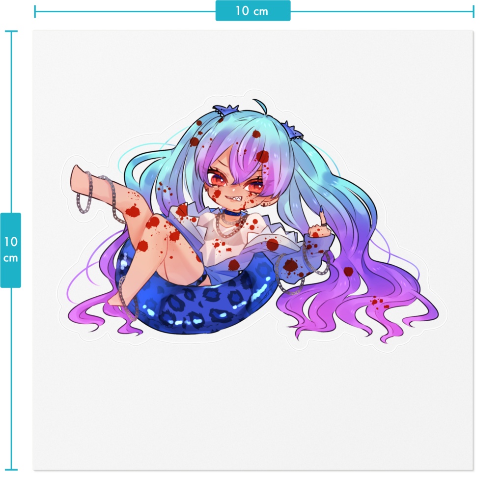 さめ!ミクちゃんステッカー