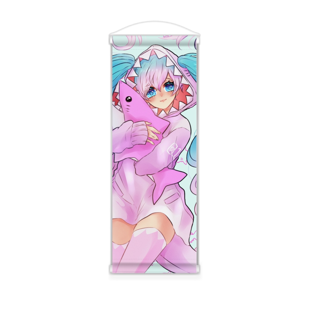 さめ!ミクちゃんミニタペストリー