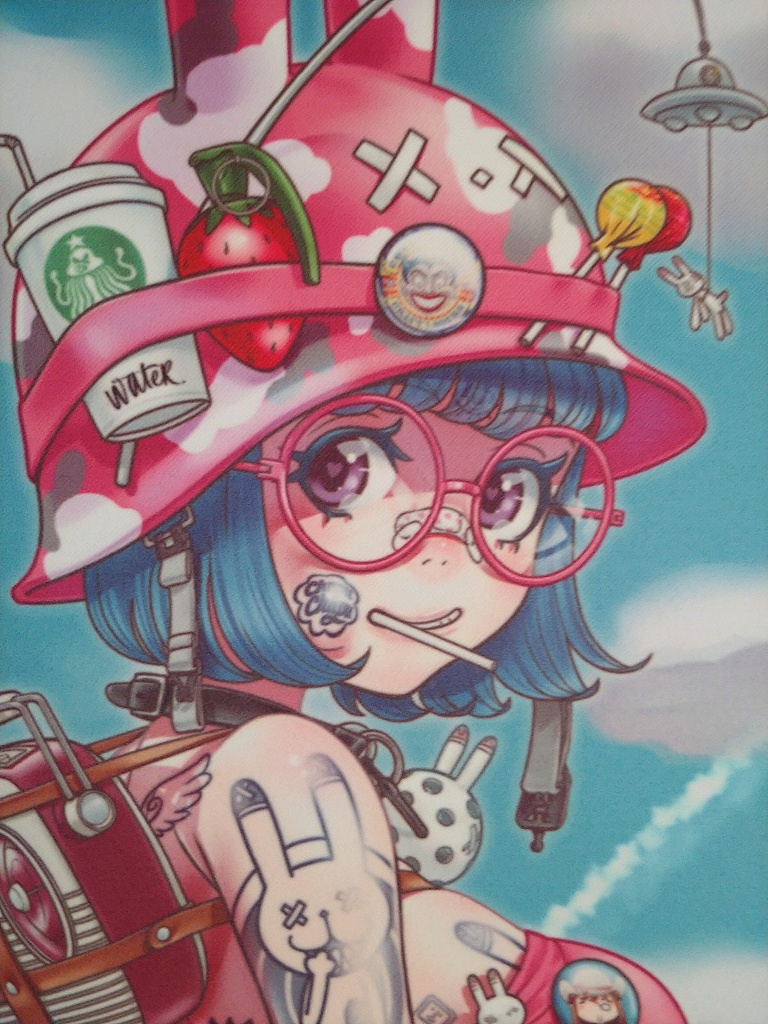 タペストリー - B2縦「兎(うさぎ)とサスケ」