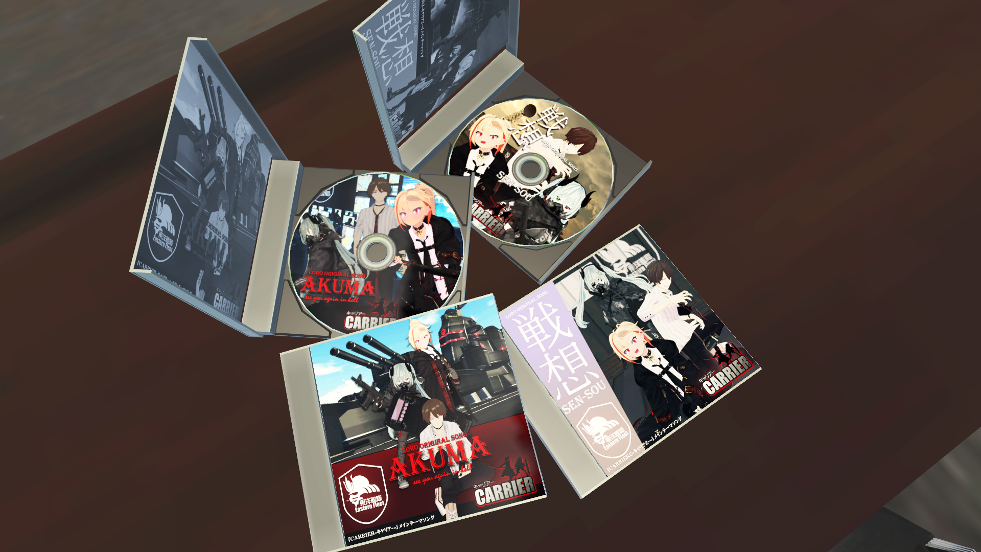 「AKUMA」「戦想」CDオブジェクト