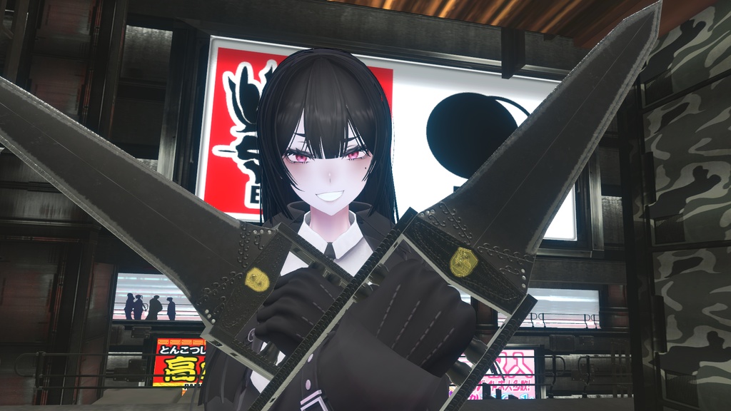 【3Dモデル / VRChat想定】刀剣ジャマダハル 東洋艦隊仕様