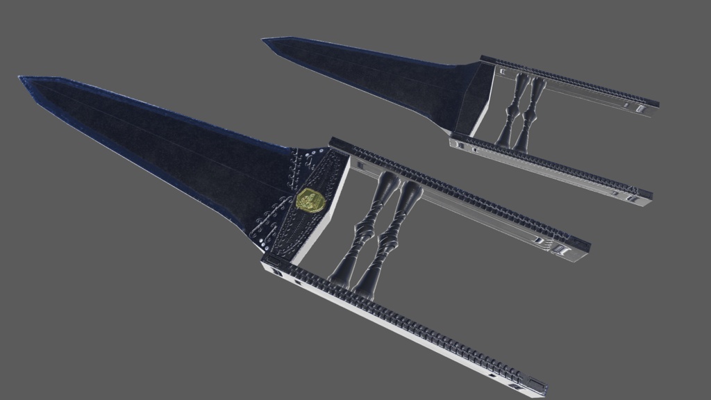 【3Dモデル / VRChat想定】刀剣ジャマダハル 東洋艦隊仕様