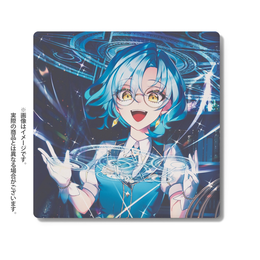 【受注生産】ミハル・シアーナ 2周年記念グッズ【合皮コースター単品】