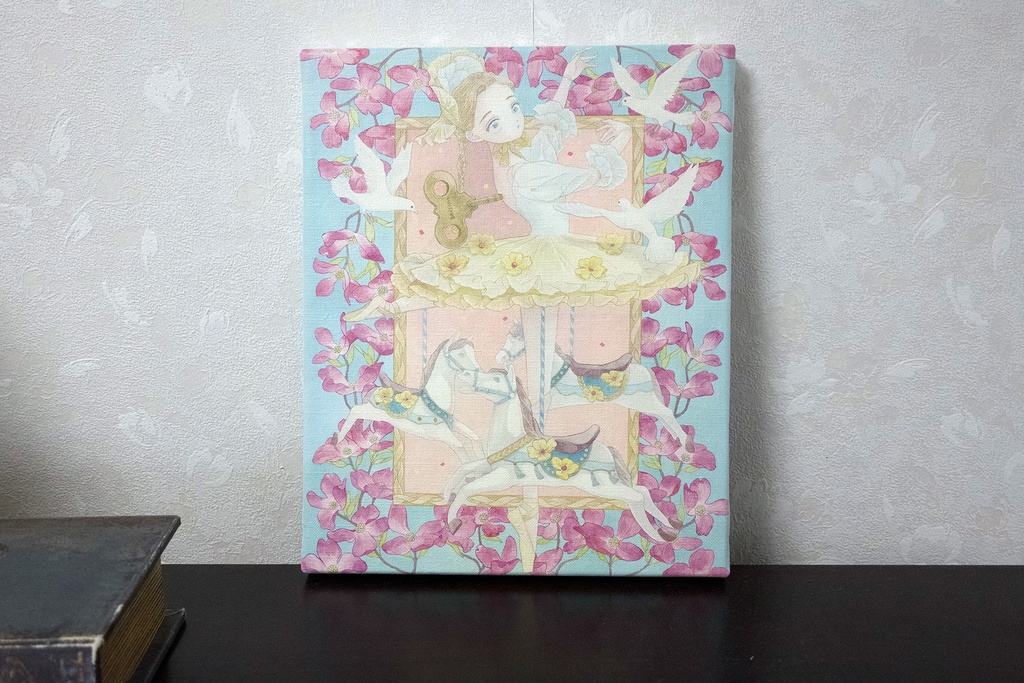 【複製原画】『Utopia dum parvare ortus』（F3・金彩加筆・限定5枚）