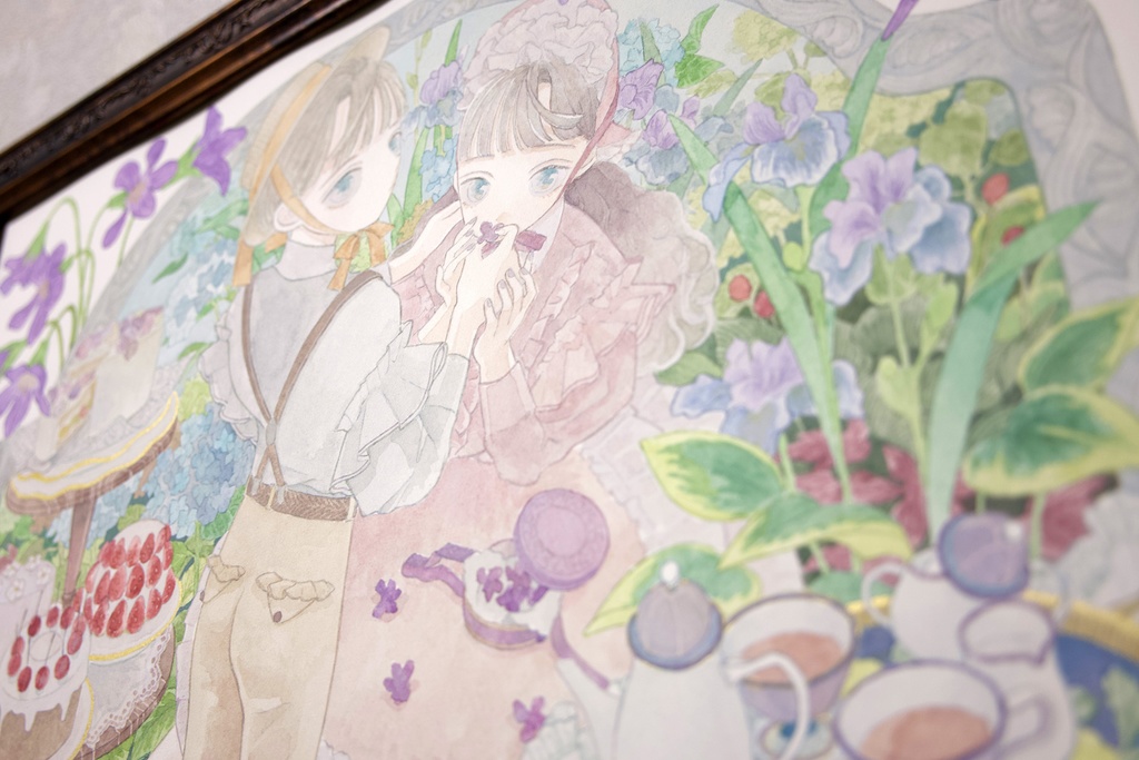 【額装原画】The Unfading Garden