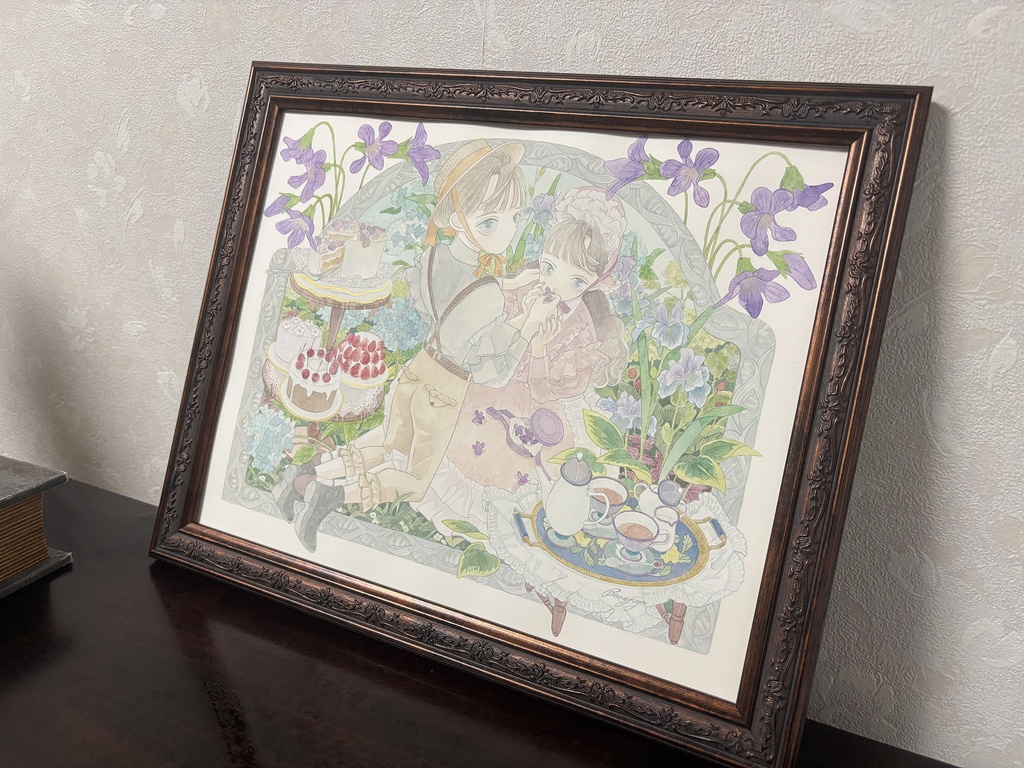 【額装原画】The Unfading Garden