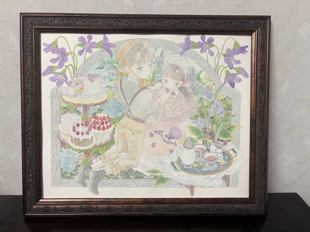 【額装原画】The Unfading Garden
