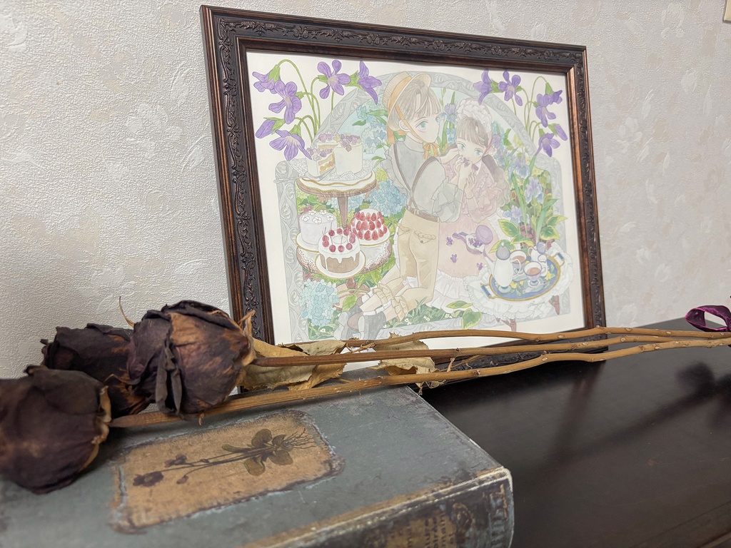 【額装原画】The Unfading Garden