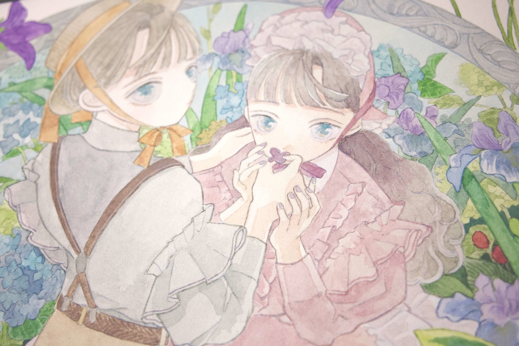 【額装原画】The Unfading Garden