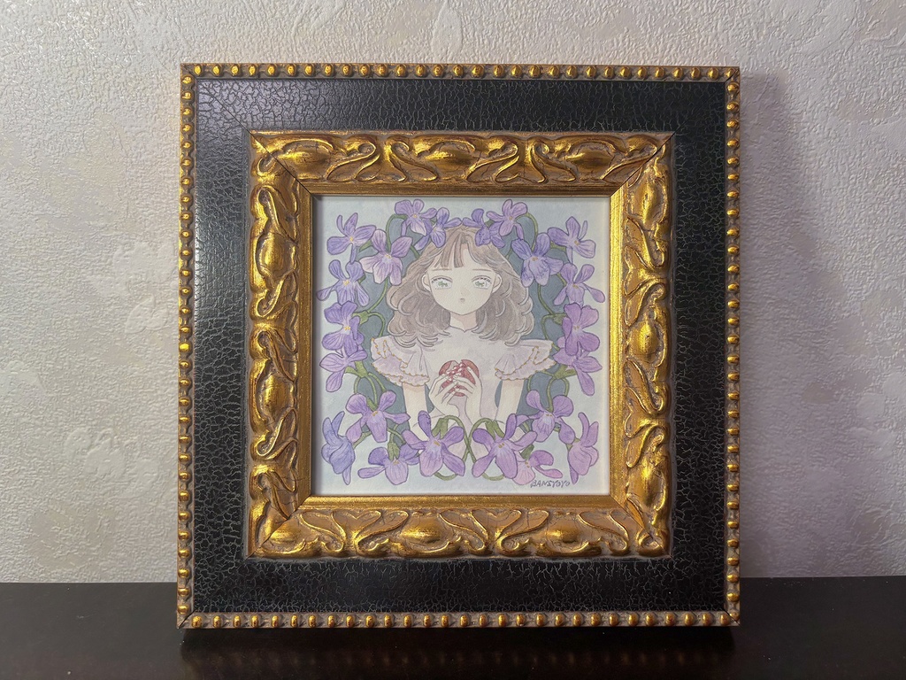 額装ミニ原画「Prelude to Bloom」