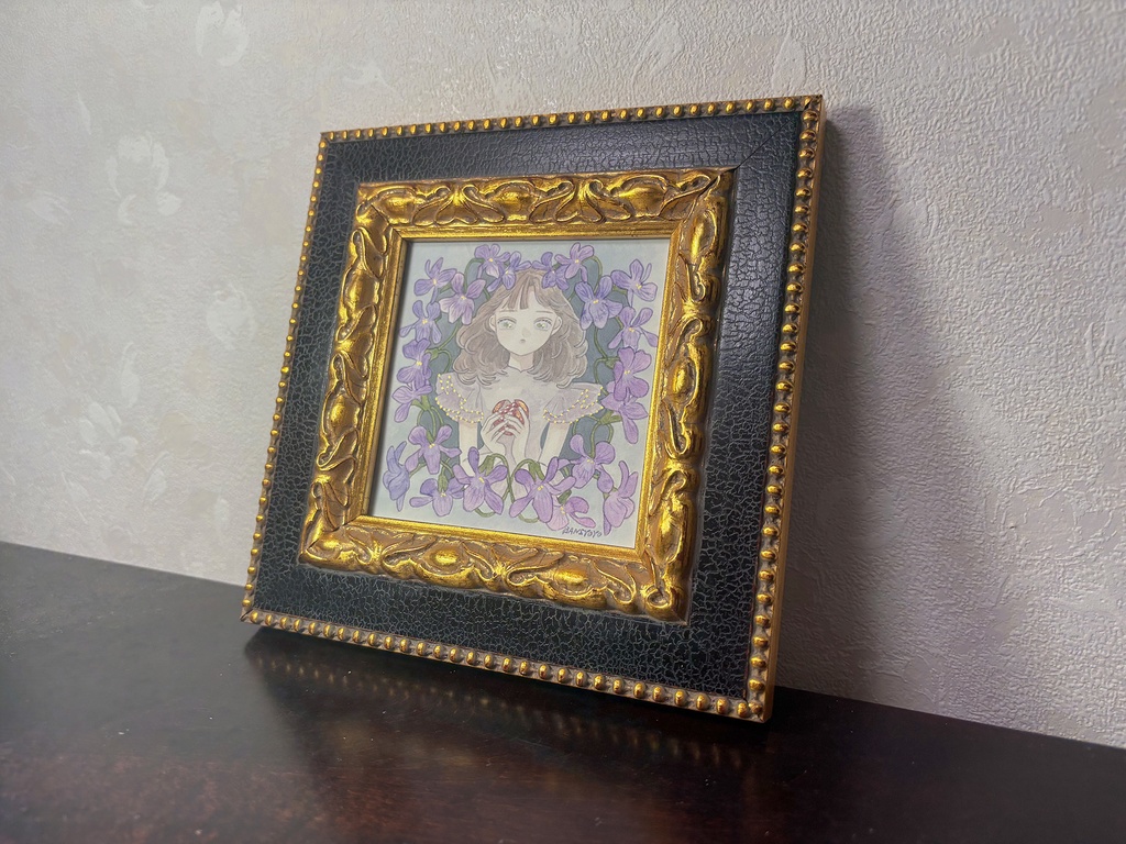 額装ミニ原画「Prelude to Bloom」