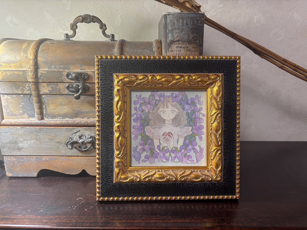 額装ミニ原画「Prelude to Bloom」