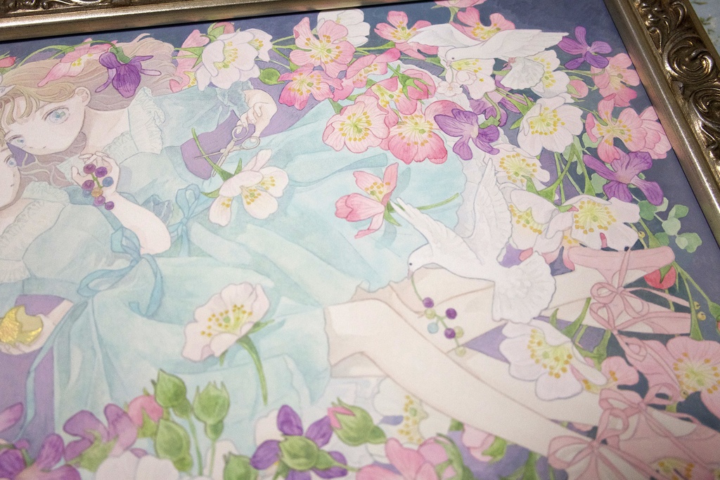 額装原画「The End of Bloom」