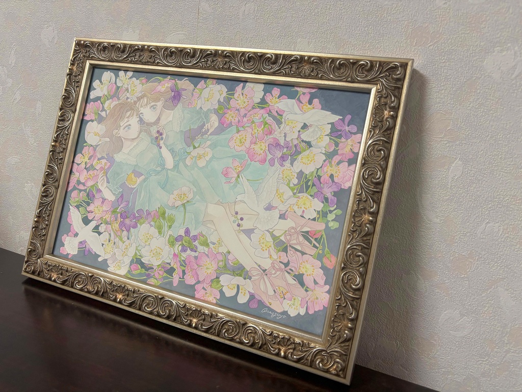 額装原画「The End of Bloom」