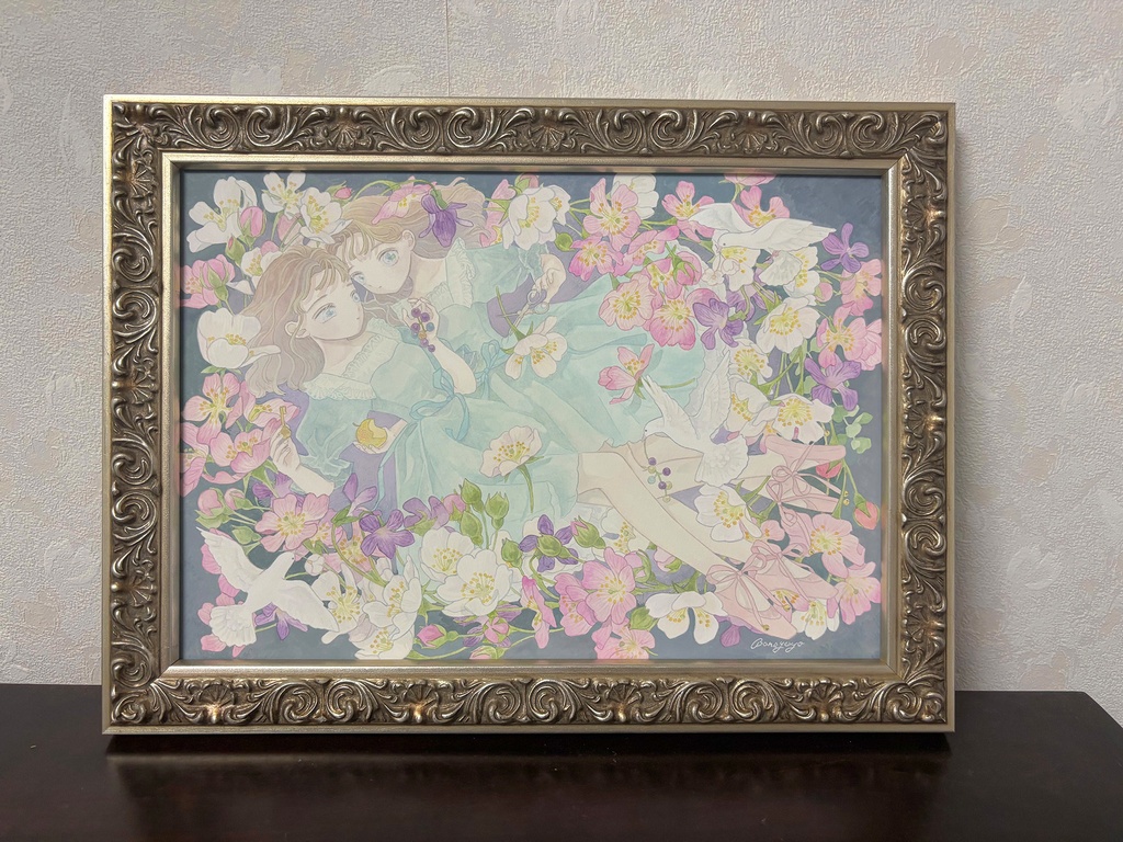 額装原画「The End of Bloom」