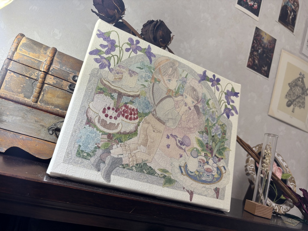 【海外発送専用】Canvas Art Print "The Unfading Garden"