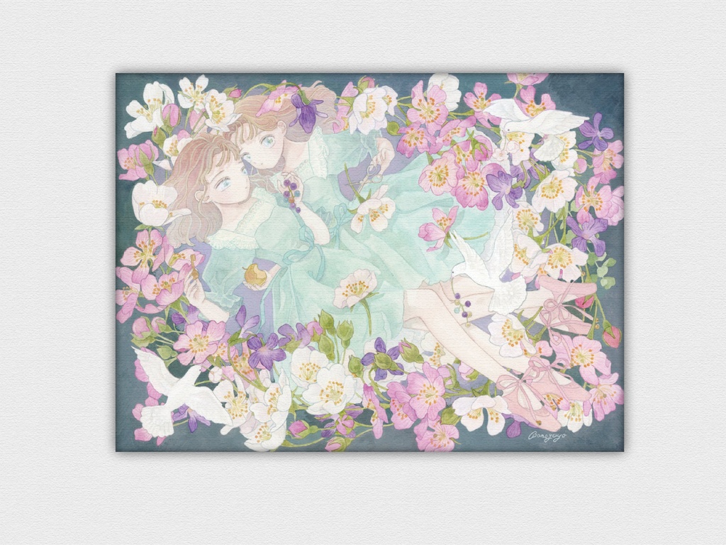 【海外発送専用】Canvas Art Print "The End of Bloom"