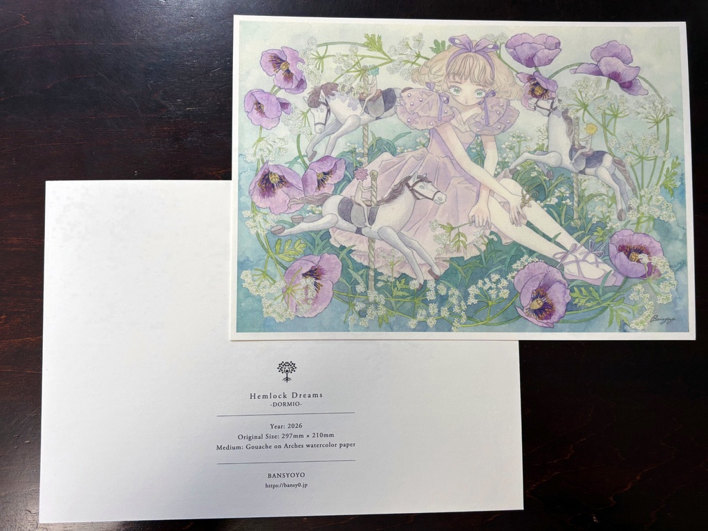 【海外発送専用】Art Card "Hemlock Dreams"