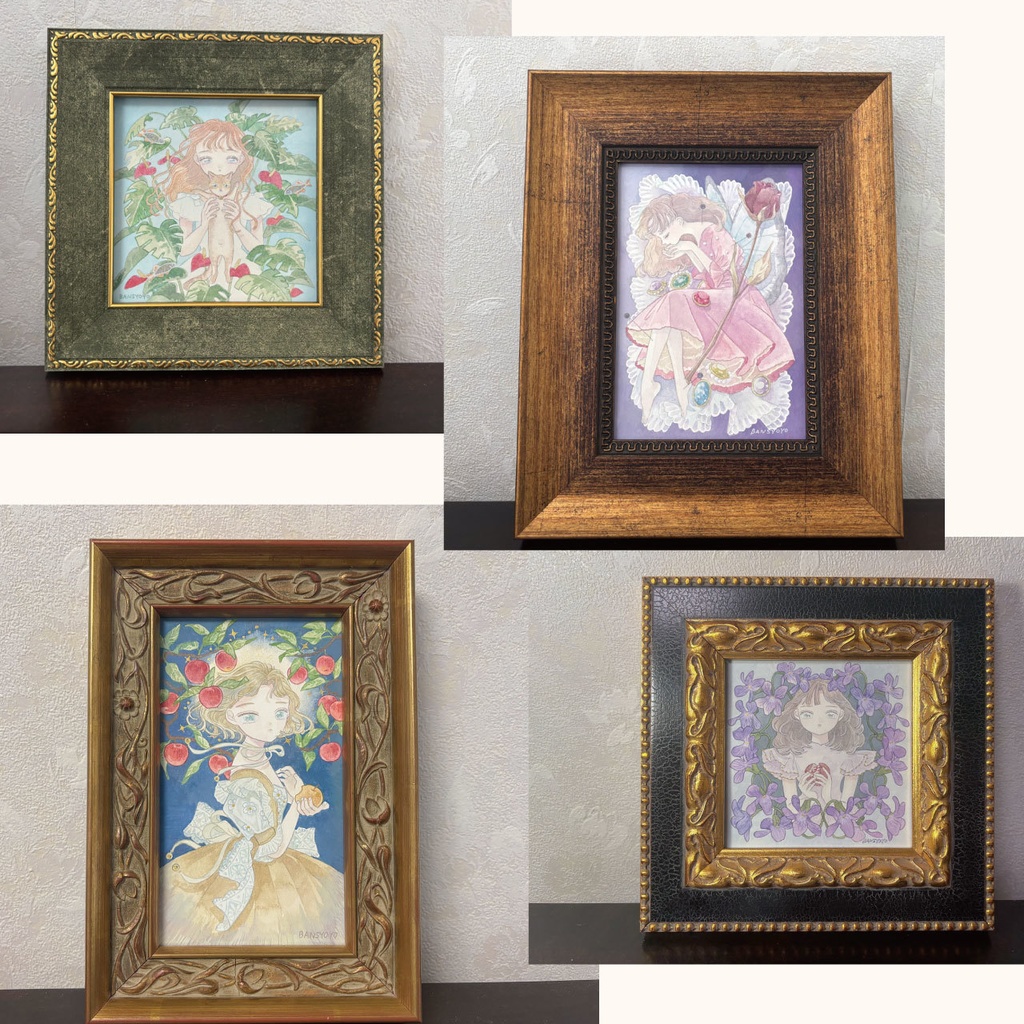 Semi-Order Original Painting with Frame
