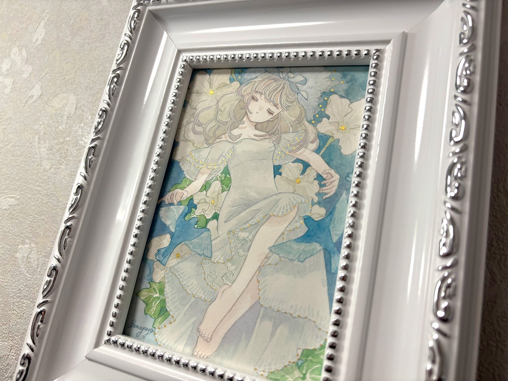 Semi-Order Original Painting with Frame