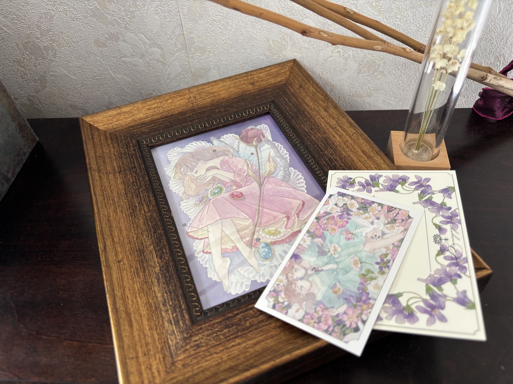 Semi-Order Original Painting with Frame
