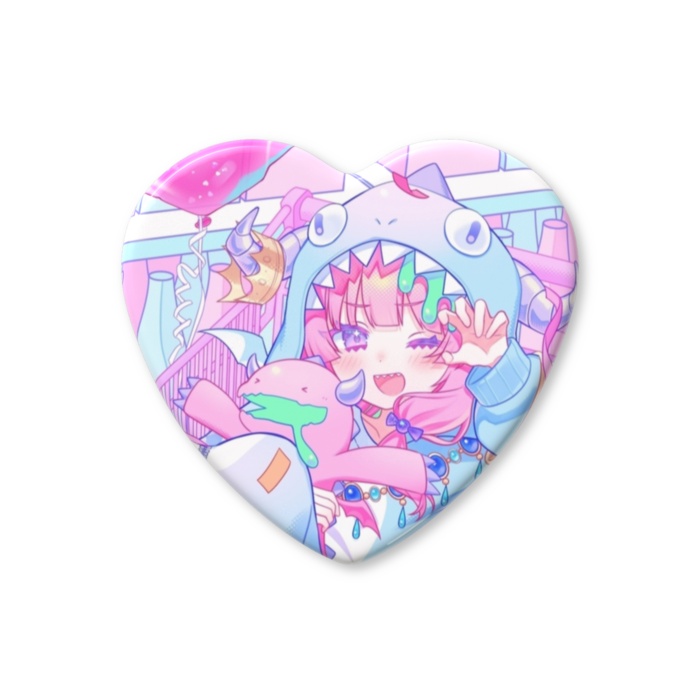 尾前くう生誕祭2026✦ハート缶バッチ✦