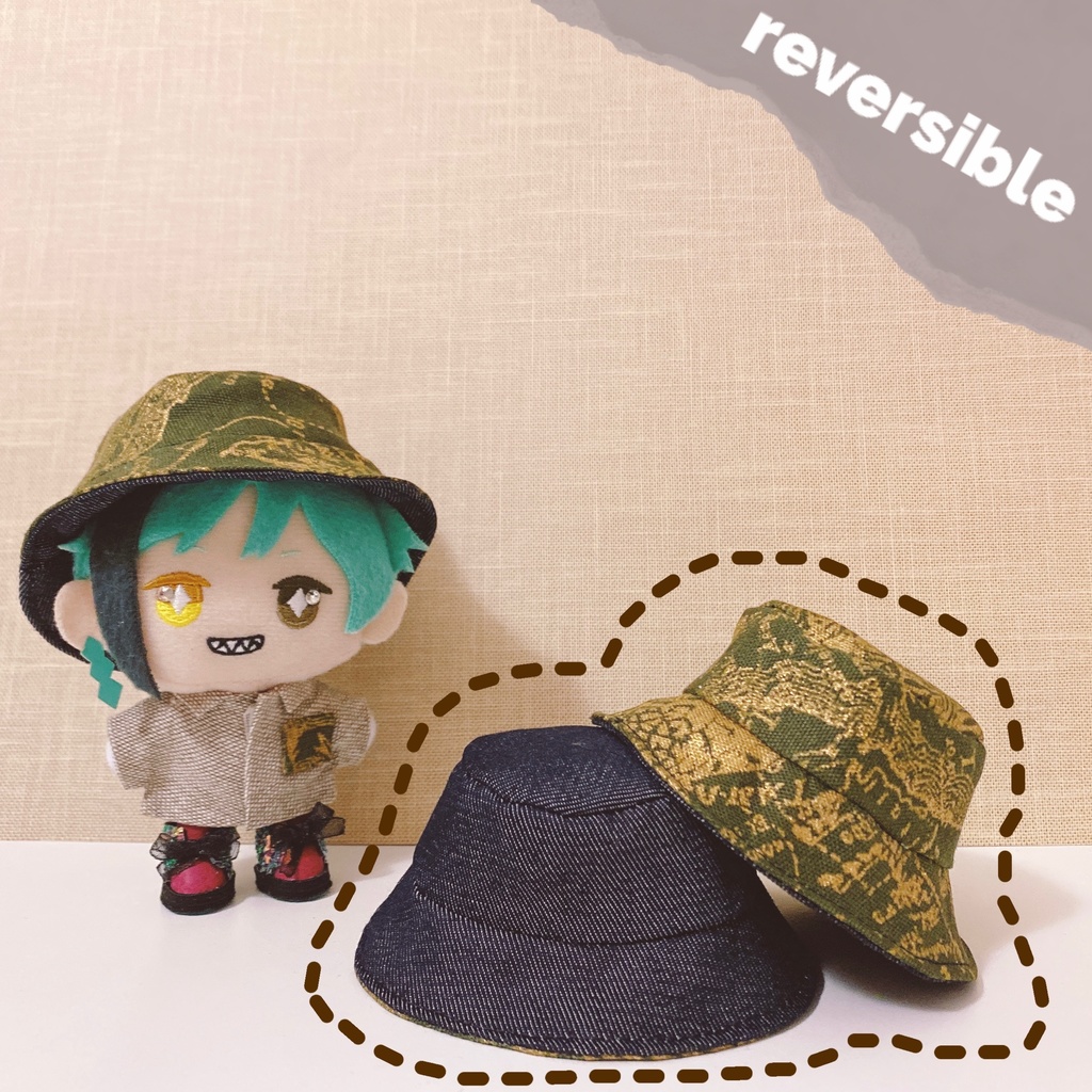 バケットハット リバーシブル