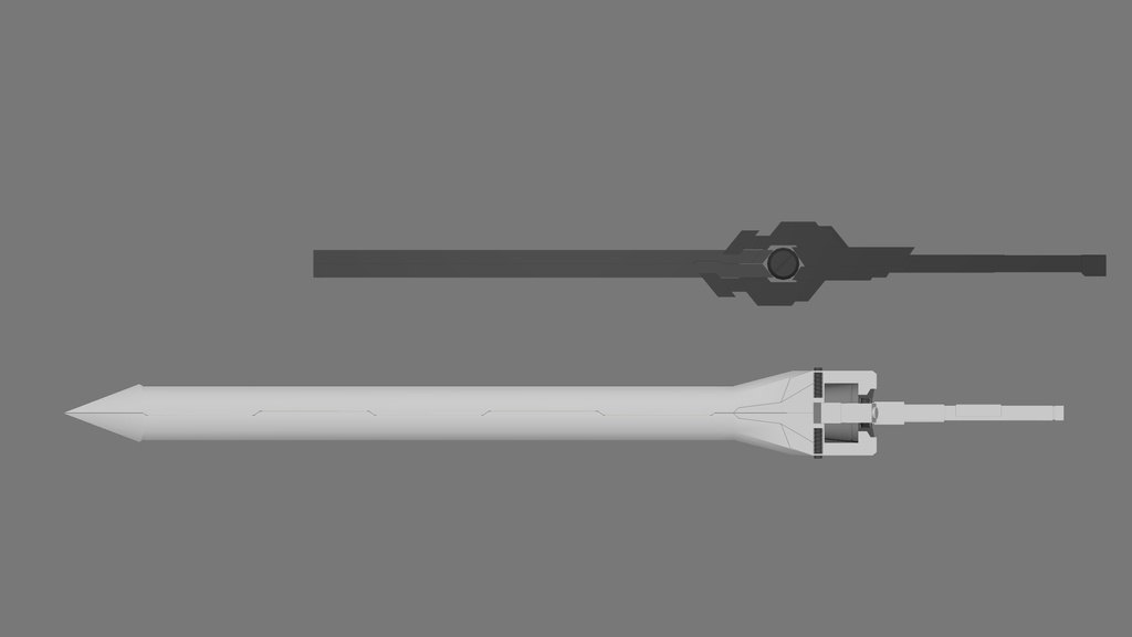 無料【ルガーランス・レヴィンソード】fbxモデル