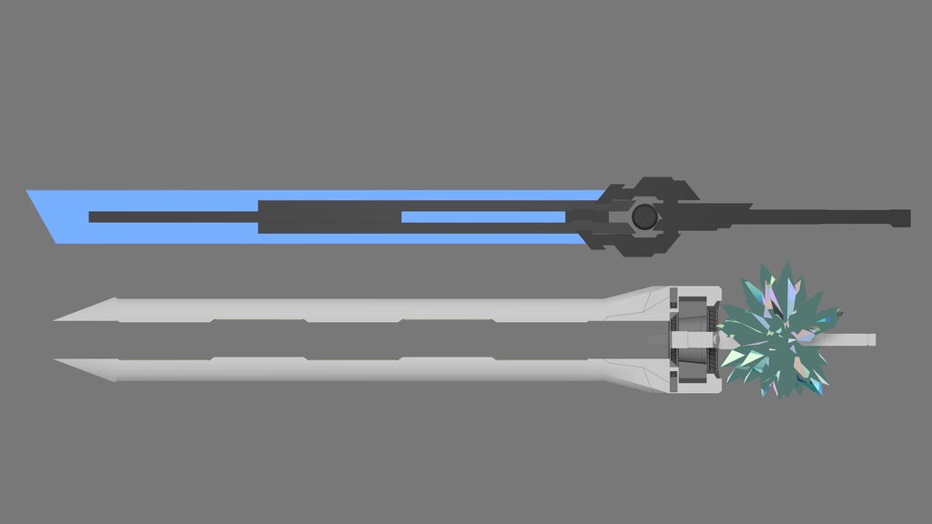 無料【ルガーランス・レヴィンソード】fbxモデル