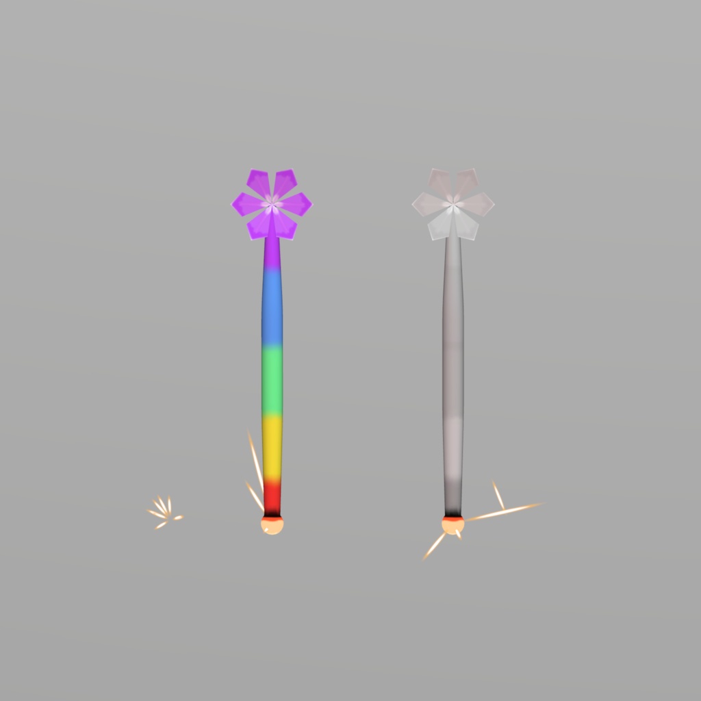 【夏概念ピアス】fbxモデル