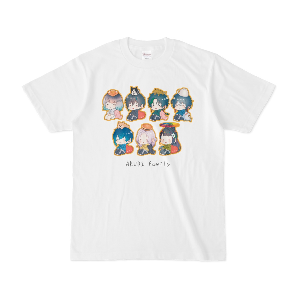 AKUBI family tシャツ
