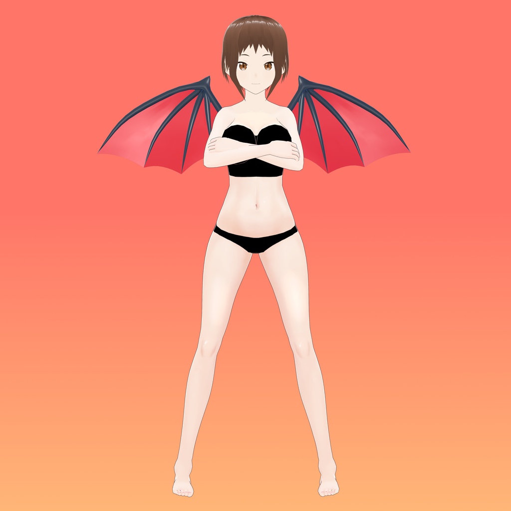Dragon Wings | Original 3D Model | FBX for Vroid/VRChat