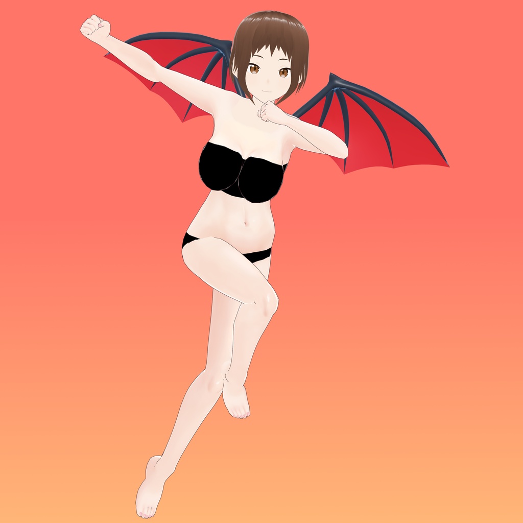 Dragon Wings | Original 3D Model | FBX for Vroid/VRChat