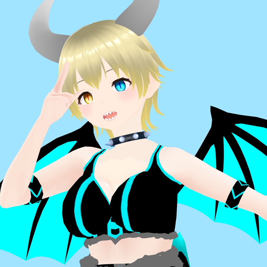 Spike Necklace | FBX & VRM files