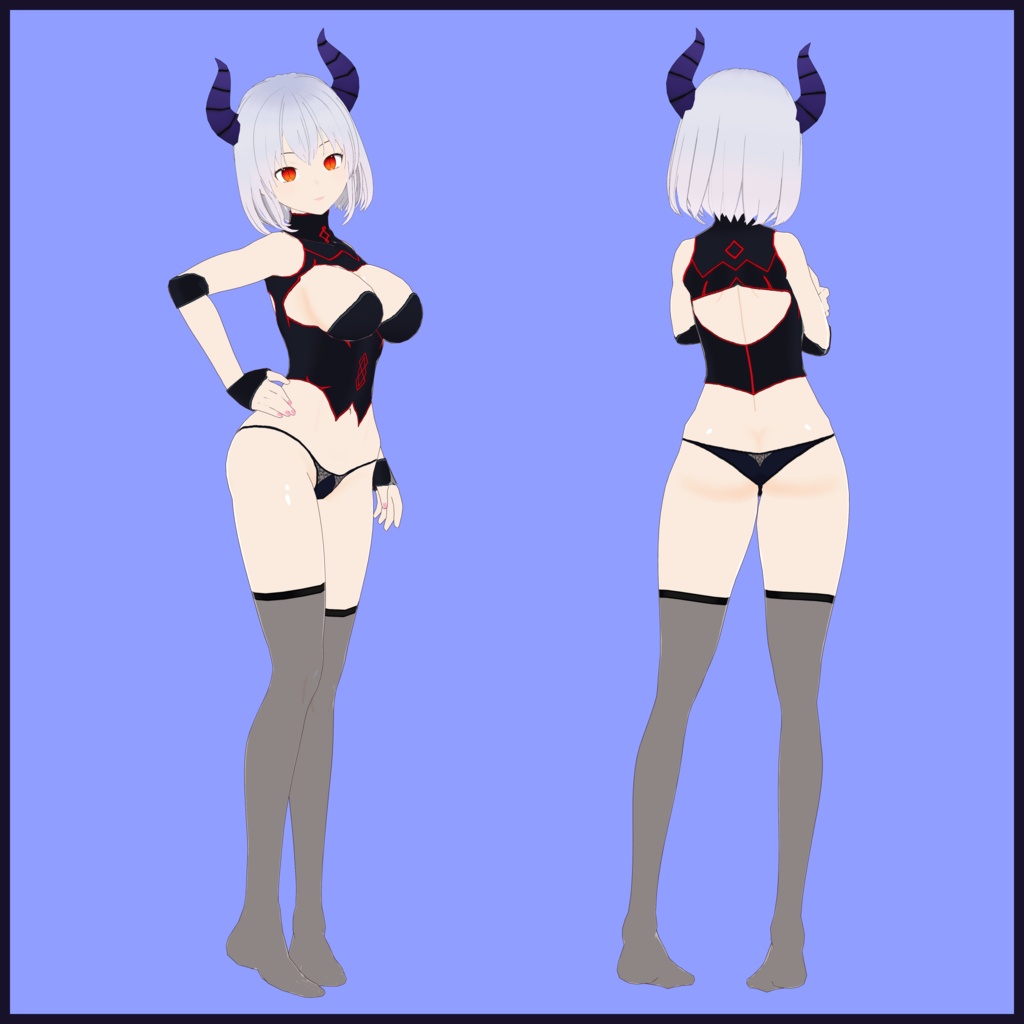 VRoid Model: Nyoko Leiko 【The Demon Girl】