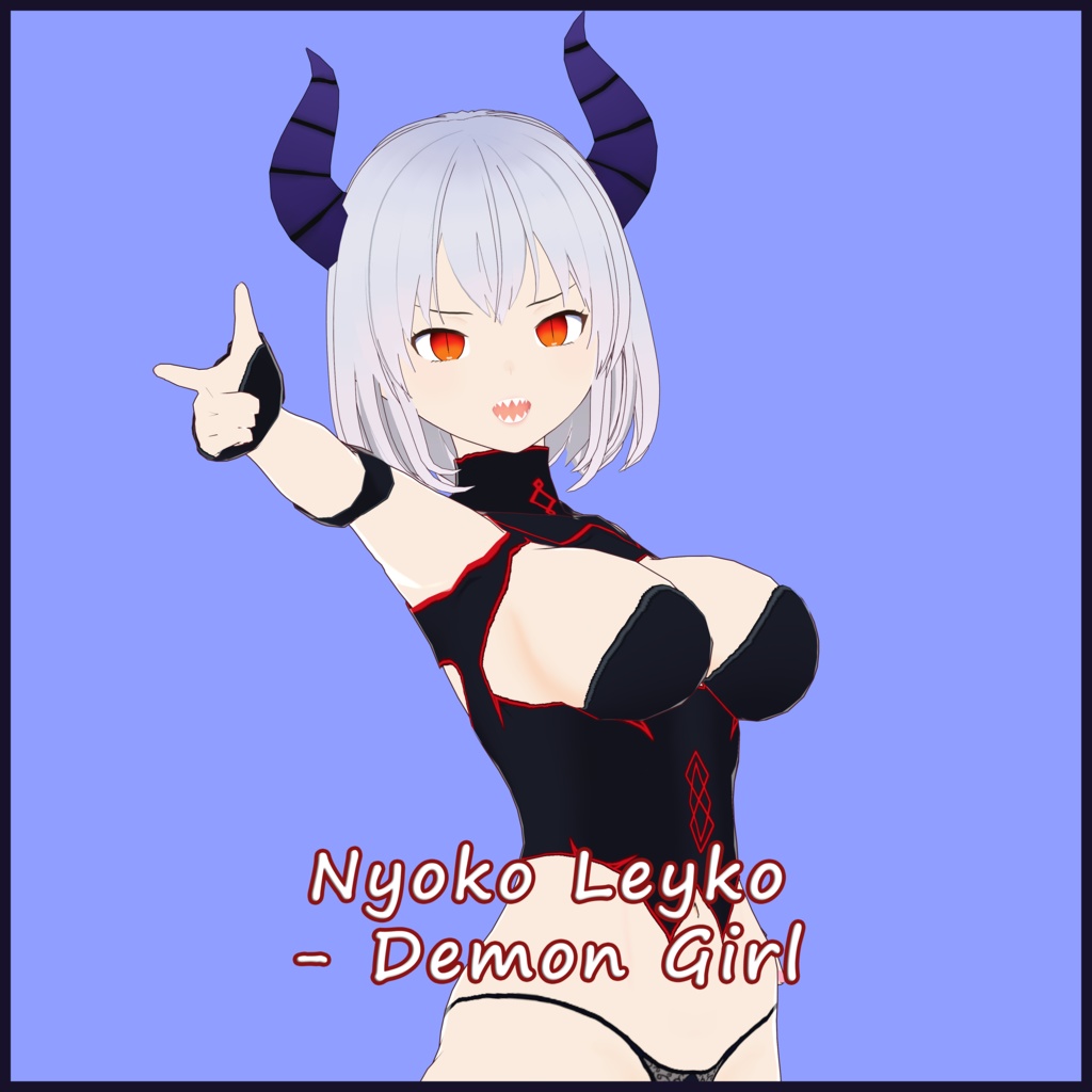 VRoid Model: Nyoko Leiko 【The Demon Girl】