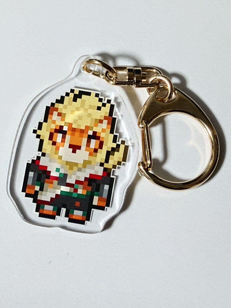 【ワールドフリッパー】マグノス ドットアクリルキーホルダー(50mm×50mm)