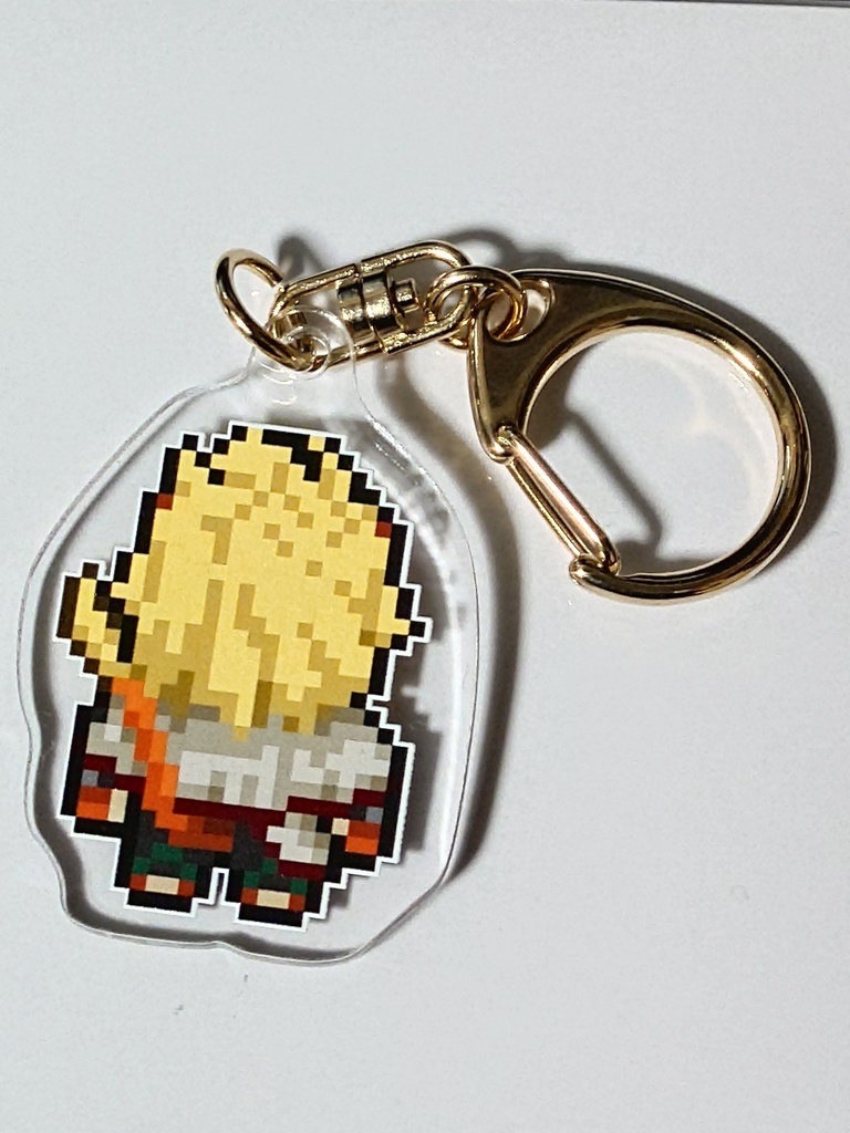 【ワールドフリッパー】マグノス ドットアクリルキーホルダー(50mm×50mm)