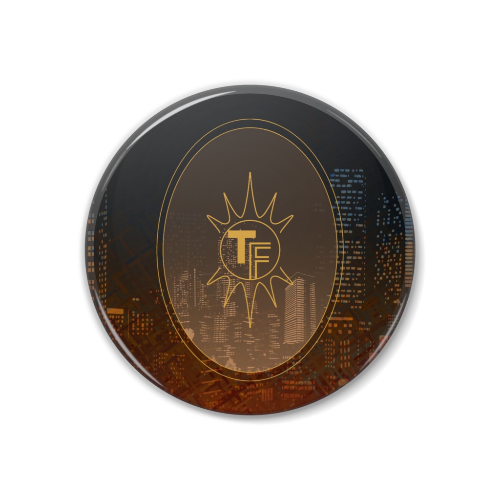 【トラモント】缶バッジ 38cm