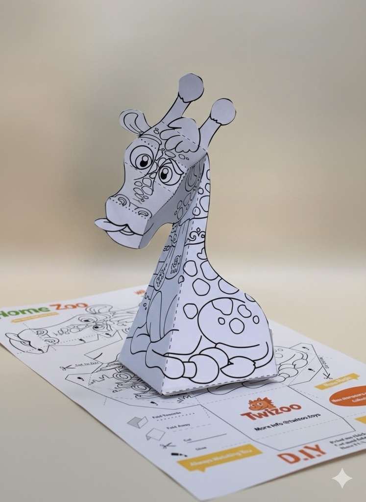 Twizoo Giraffe 3D print & play